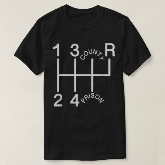 T-shirt 1ère 2e 3e 4e prison de comté (Design devant)