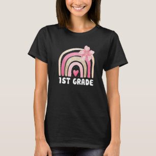 T-shirt 1ère année Cute arc-en-ciel Enseignants Journée de