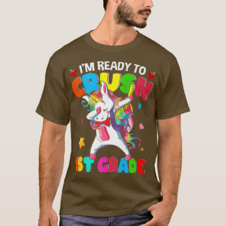 T-shirt 1ère Année De Broyage Prêt Pour La Baisse Unicorne