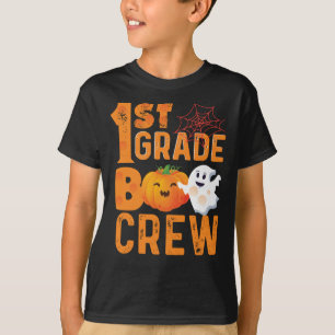 T-shirt 1ère classe Boo Crew Halloween Cute Citrouille