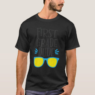 T-shirt 1ère Classe Cool Garçons Lunettes de soleil Retour
