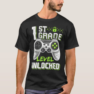 T-shirt 1ère classe Jeu déverrouillé Premier jour de l'éco