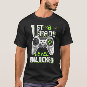 T-shirt 1ère classe Jeu déverrouillé Premier jour de l'éco