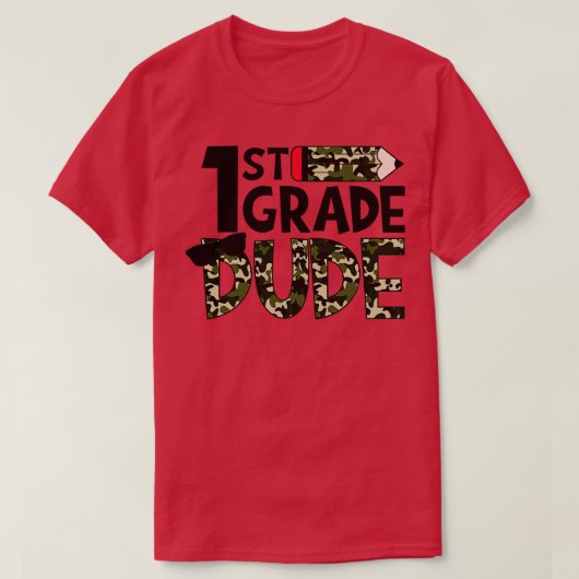 T-shirt 1ère école de dude (Design devant)