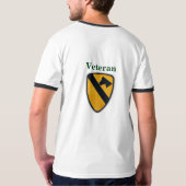 T-shirt 1ère équipe de vétérans de Cavalry Cav Airmobile (Dos)