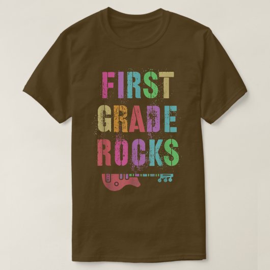 T-shirt 1ère GRADE ROCKS Étudiant Équipe Rockstar FIRS (Design devant)