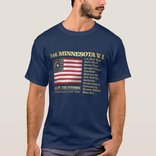T-shirt 1ère Infanterie volontaire du Minnesota (BH) (Devant)