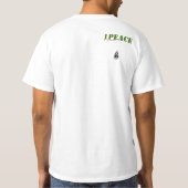 T-shirt 1PEACE """ du jour 2012 COMMEMMORATIVE de St (Dos)