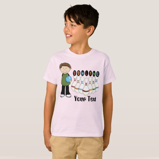 T-shirt #1Personnaliser la chemise Bowling (Devant entier)