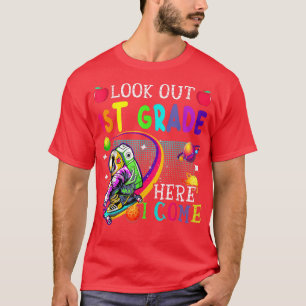 T-shirt 1re année, me voici en patins Astronaute Retour à