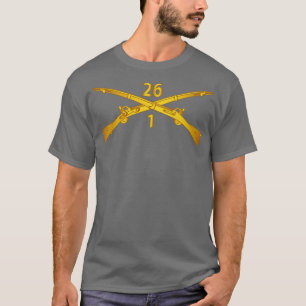 T-shirt 1re Bn 26e Régiment d'infanterie avec Br d'infante