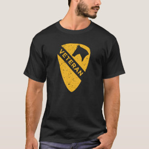 T-shirt 1re division de cavalerie - Ancien combattant (Pat