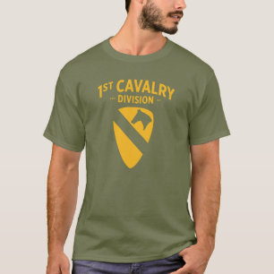 T-shirt 1re division de cavalerie - Première insigne d'é
