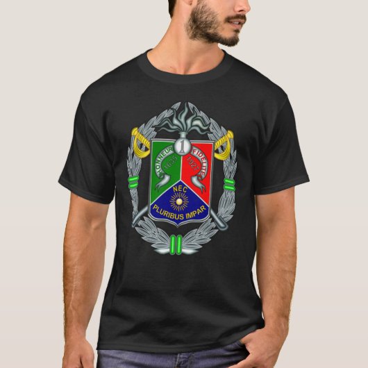 T-shirt 1St Foreign Cavalry Regiment - 1Er Régiment Étrang (Devant)