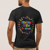 T-shirt 1st Grade Crayon Crew Back to School (Dos)