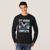 T-shirt 1st Grade Graduation Level Complete Video Gamer Ki (Devant entier)