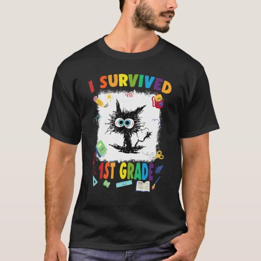 T-shirt 1st Grade Graduation Teacher First Day School Birt (Devant)