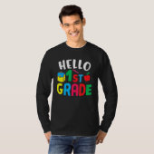 T-shirt 1st Grade  Hello First Grade (Devant entier)