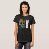 T-shirt 1st Grade No Prob Llama Teacher Student First Day  (Devant entier)