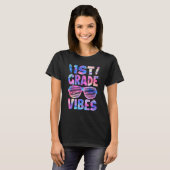 T-shirt 1st Grade Vibes Tie Dye Back To School First Day (Devant entier)