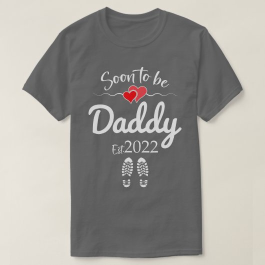 T-shirt 1st Time Dad EST 2022 Nouvelle première Fête des p (Design devant)