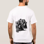 T-shirt 1wheelfelons tirés par la main, établissent votre (Dos)