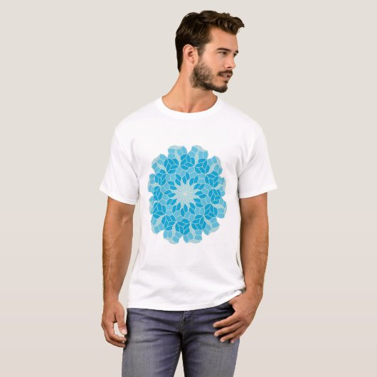 T-SHIRT 2種類の凸五角形と1種類の台形の12回回転対称テセレーション (Devant entier)