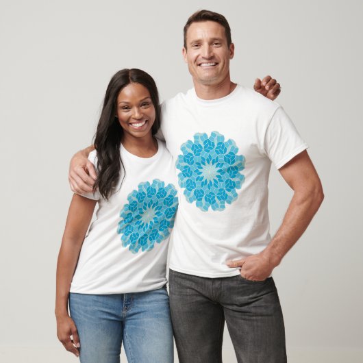 T-SHIRT 2種類の凸五角形と1種類の台形の12回回転対称テセレーション (Unisexe)