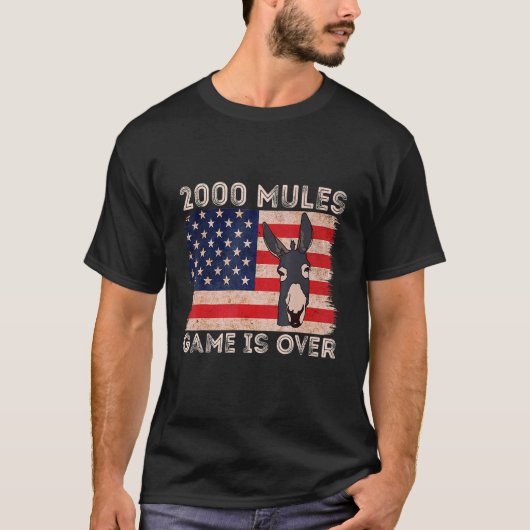 T-shirt 2000 Mules Jeu Finit Des Élections Équitables (Devant)