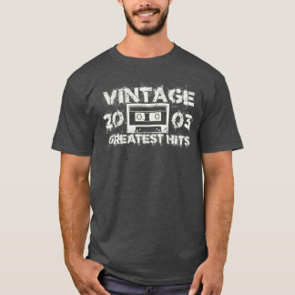 T-shirt 2003 Les plus grands succès blanc Vintage