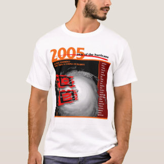 T-shirt 2005 ans de l'ouragan