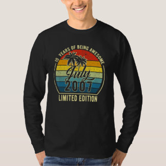 T-shirt 2007 15ème anniversaire Vintage 15 ans