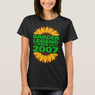 T-shirt 2007 Anniversaire & Vintage 2007 Garden Legend Fab