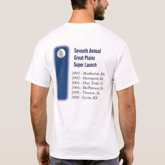 T-shirt 2007 de GPSL (Dos)