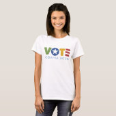 T-shirt 2008 d'Obama de VOTE (Devant entier)