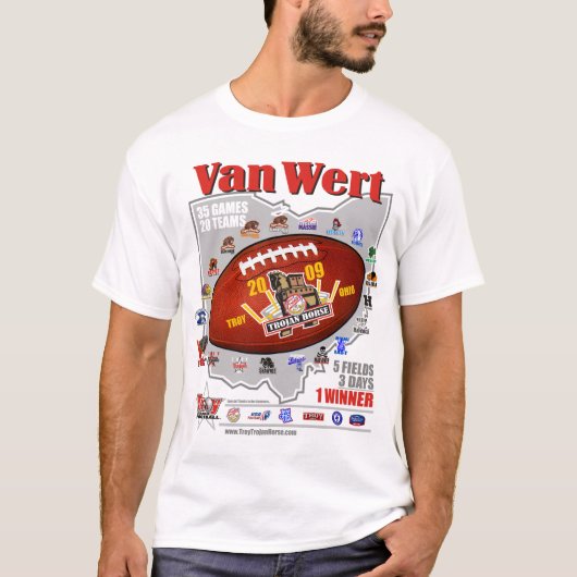 T-shirt 2009 Trojan Horse - Van Wert (Devant)