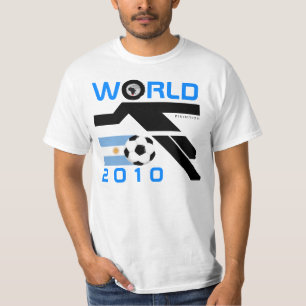 T-shirt 2010 de coupe du monde de l'Argentine