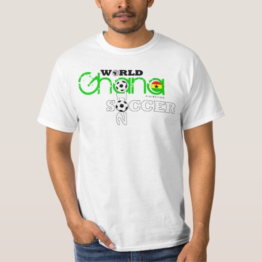 T-shirt 2010 de coupe du monde du Ghana (Devant)