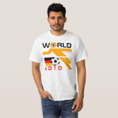 T-shirt 2010 de l'Allemagne de coupe du monde (Devant entier)