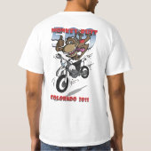 T-shirt 2011 de Singe-Bout F+B - Blanc/rouge (Dos)