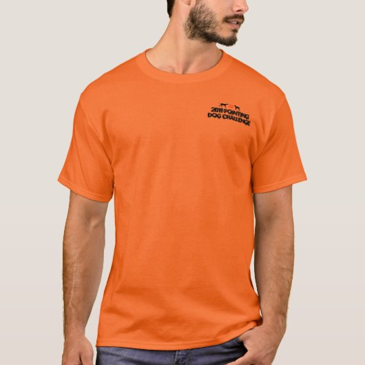 T-shirt 2011 défis de pointage de chien (Devant)