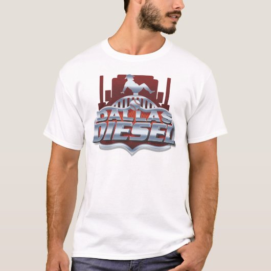 T-shirt 2011 diesel du base-ball de Dallas (Devant)