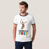T-shirt 2012 : Badminton (Devant entier)