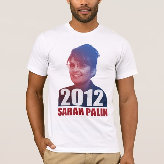 T-shirt 2012 de Palin - customisé (Devant)