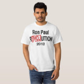 T-shirt 2012 de révolution de Ron Paul (Devant entier)