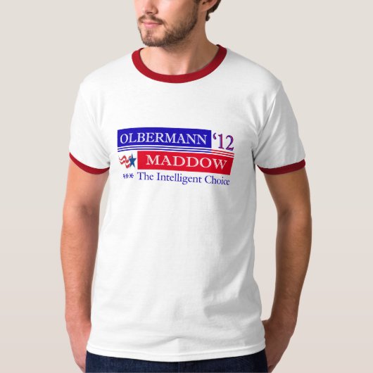 T-shirt 2012 d'Olbermann Maddow (Devant)