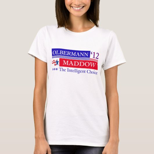 T-shirt 2012 d'Olbermann Maddow (Devant)