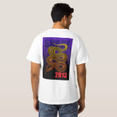 T-shirt 2013snake(a) (Dos entier)