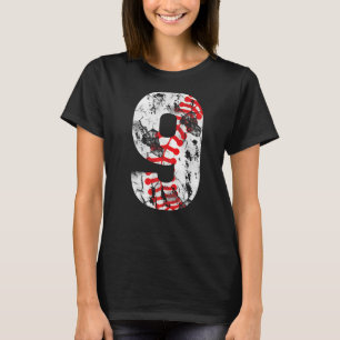 T-shirt 2014 9e anniversaire Numéro 9 ans de baseball Boy