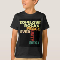 2014 Love Rocks Peace Art Imprimer